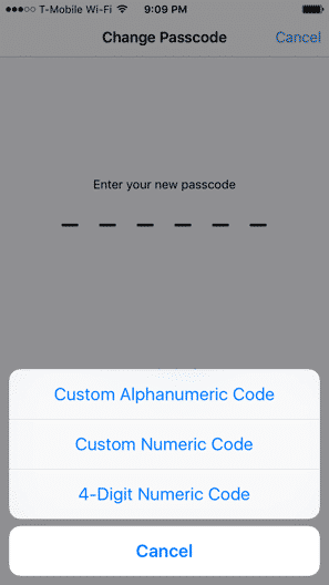 ios passcode settings 4